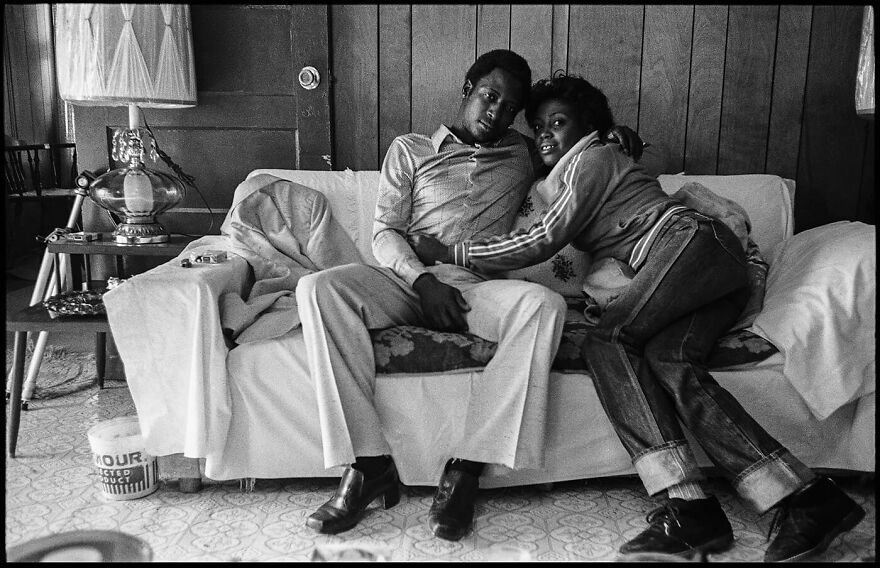 Young Couple On Couch