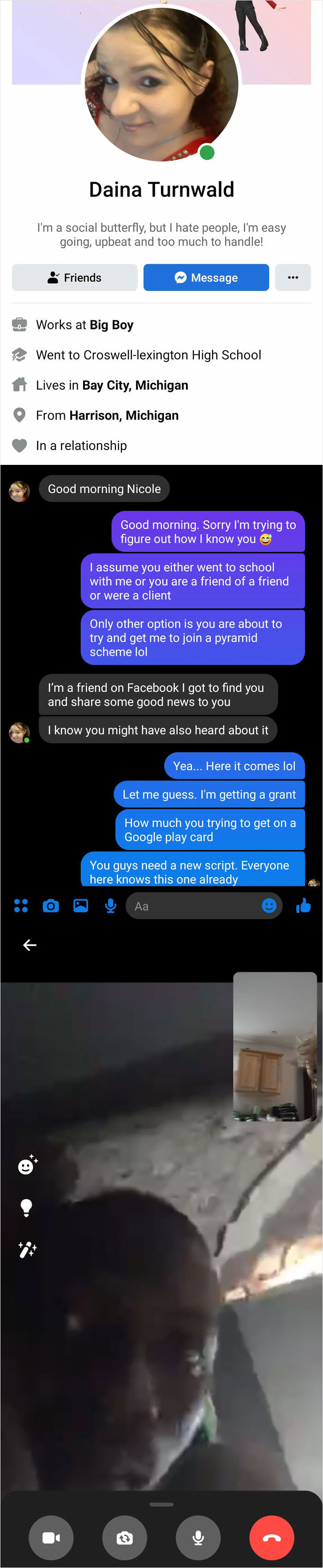 Why Are These Guys So Dumb Some Times? He Dead A*s Answered My Video Call Like A Noob