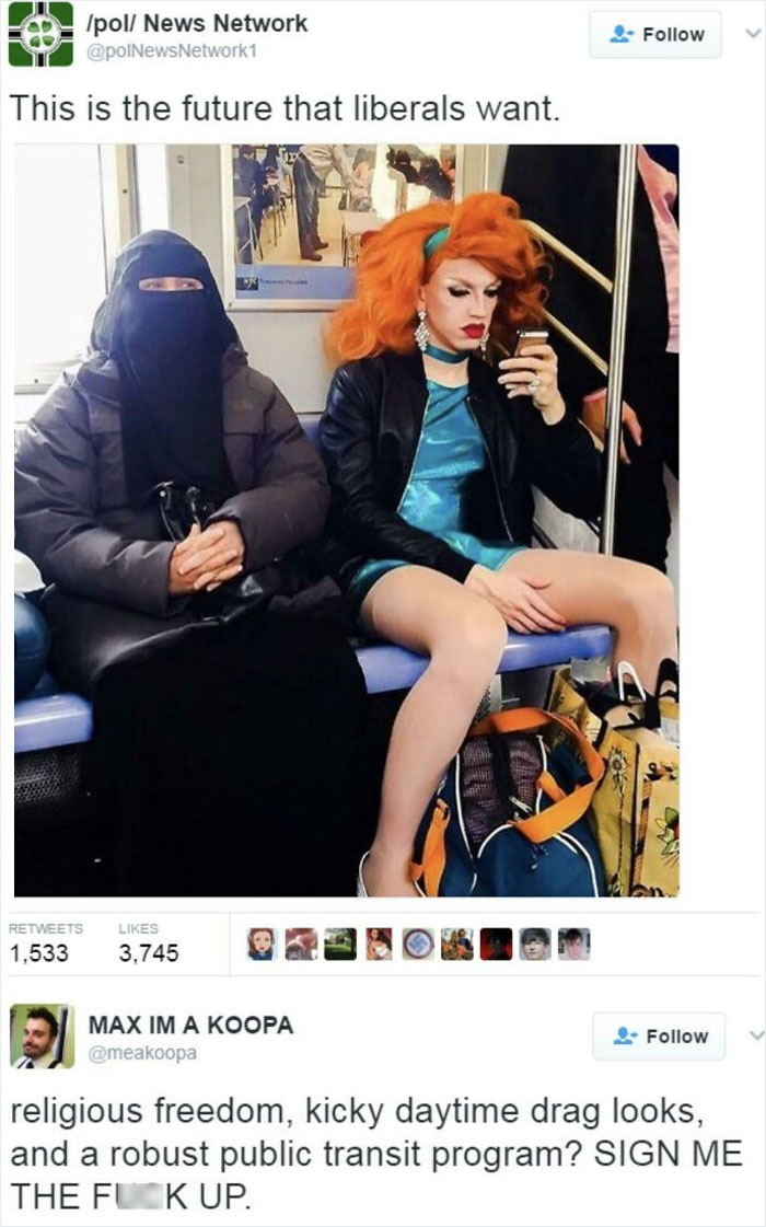 Religious Freedom, Daytime Drag, And Robust Public Transportation