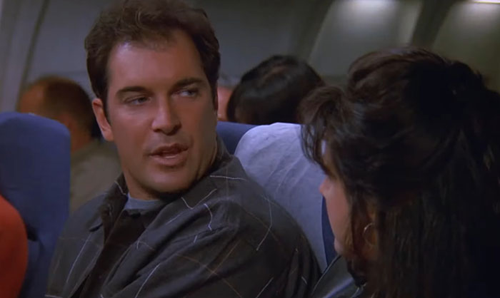 Puddy wearing a black shirt, captured in a scene reflecting funniest Seinfeld quotes about everyday life moments.