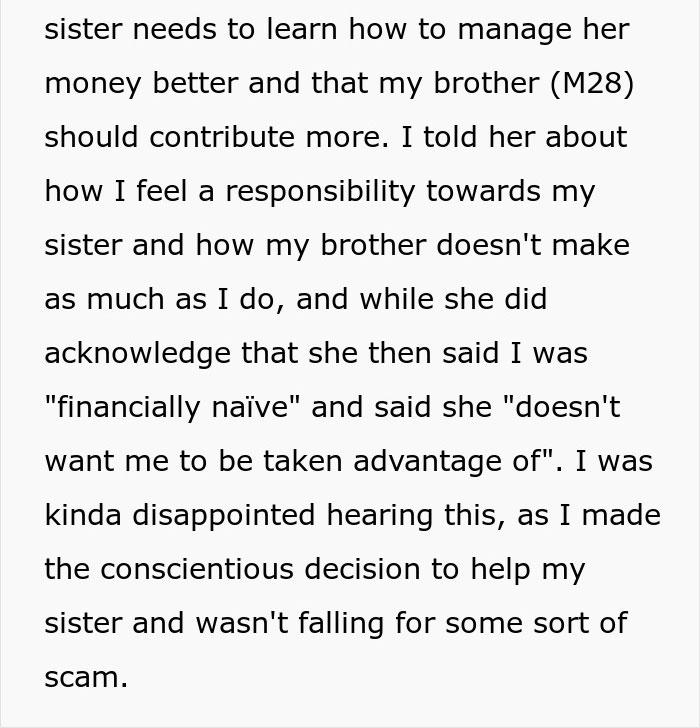 Man Has Had It With GF Controlling His Finances, Dumps Her When She Says His Sister Is Scamming Him
