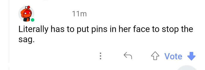 Claiming A Woman Has Face Piercings To "Stop Skin Sag"