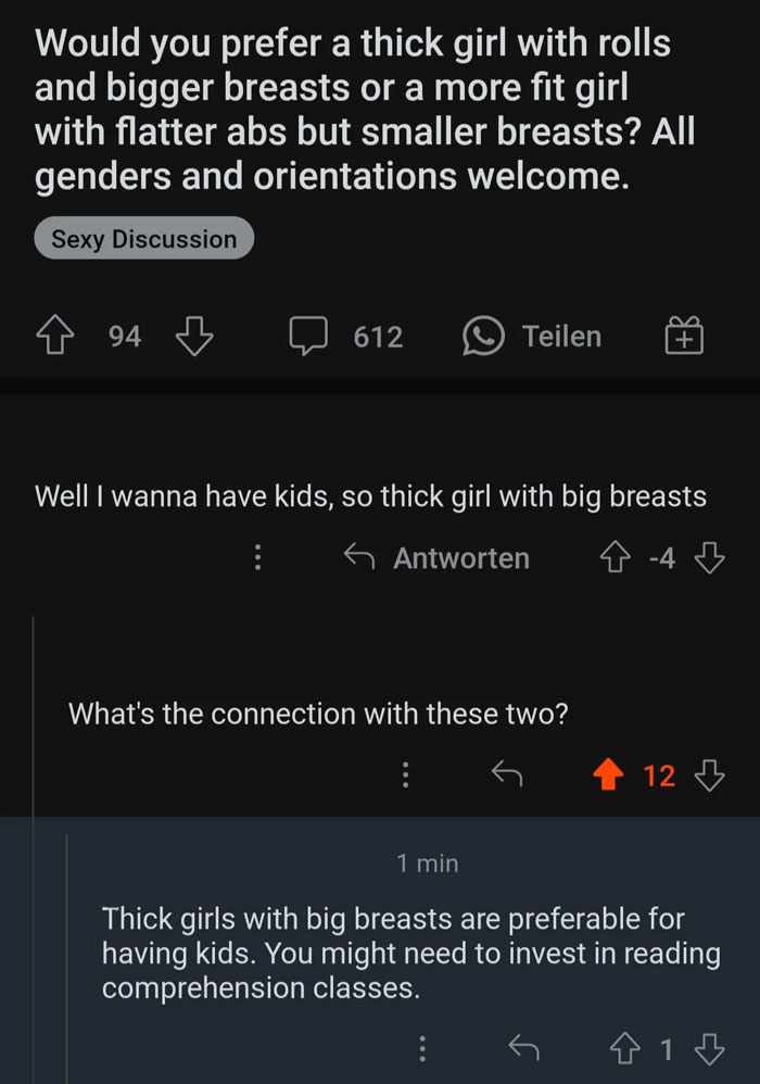 Til All Thin/Small Girls With Smaller Breasts Are Not Good For Having Kids