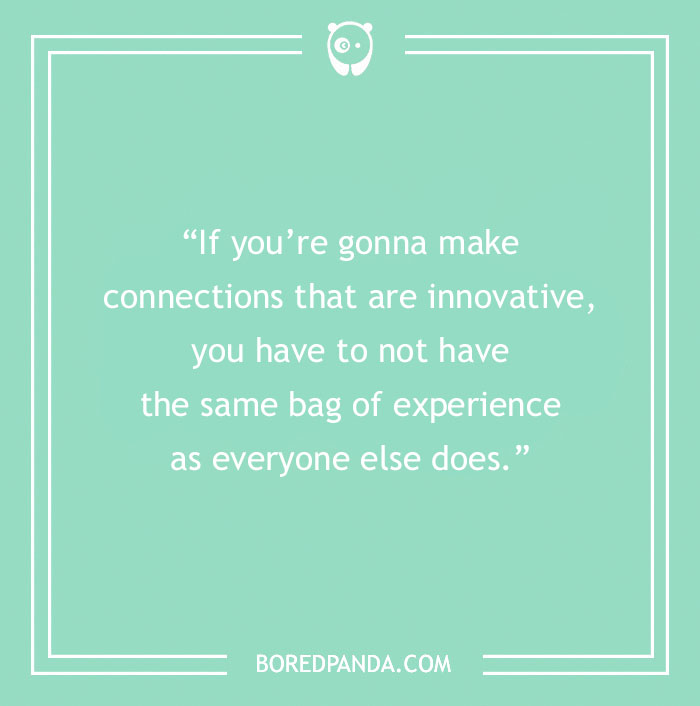 Steve Jobs quote about experience