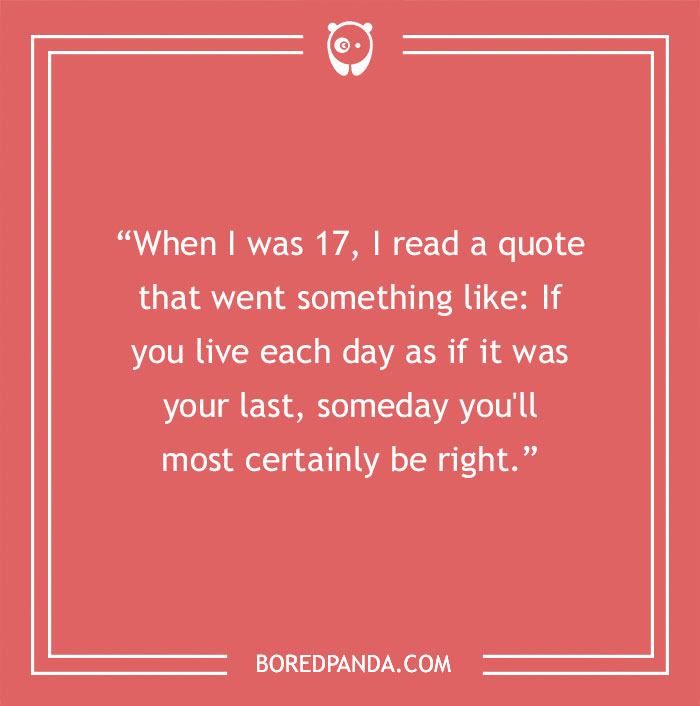 Steve Jobs quote about life