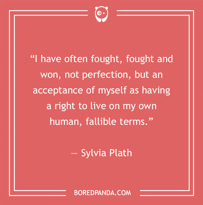 Sylvia Plath quote on depression 