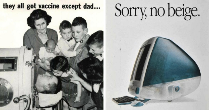 38 Of The Most Creative Vintage Ads That Show Just How Different The World Used To Be