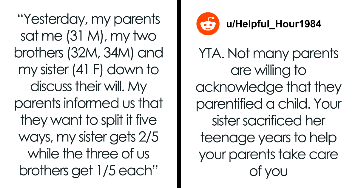 Guy Seeks Support Online After Refusing To Give Up Part Of His Inheritance To Elder Sister