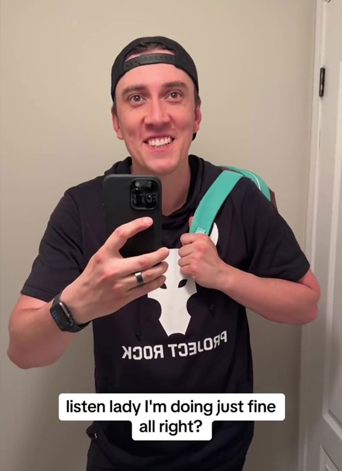 Creator Sparks Massive Debate Over Adults Wearing Backpacks