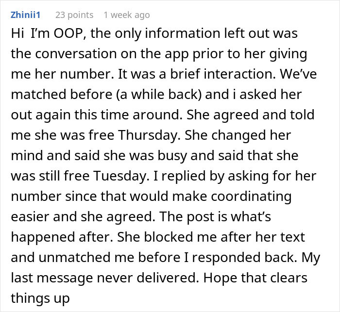 Guy&rsquo;s Tinder Conversation Goes Viral After He Got Ditched For A Date Idea, Sparking A Debate