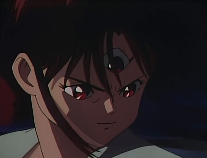 Ling Ling looking angry from 3×3 Eyes