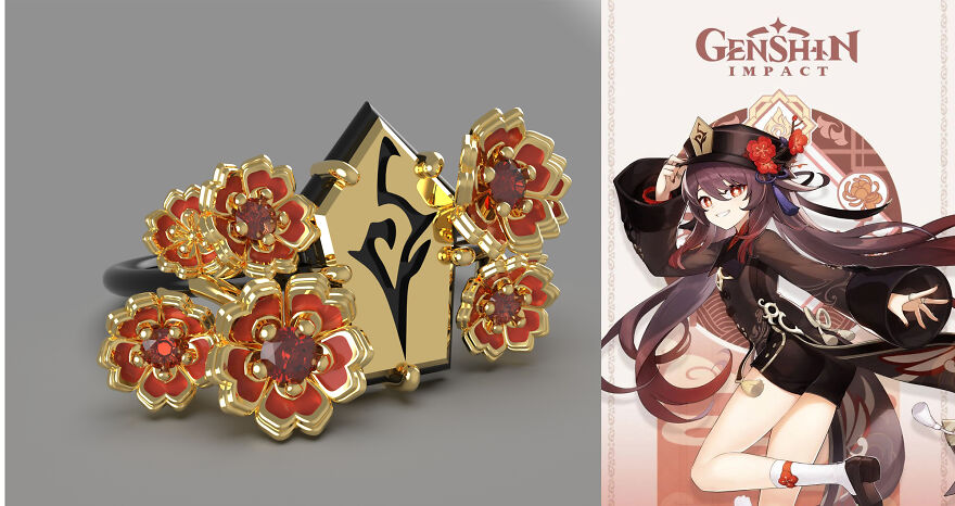 For 3 Weeks I've Been Creating Fanart Jewelry Inspired By Different Games - This Week's Genshin Impact-Inspired Jewelry (21 Pics)