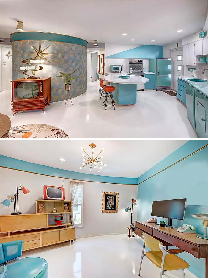 Jetsons Time Capsule - Too Busy Finding Star Shaped Decor To Not Block The Entrance Or Add Windows