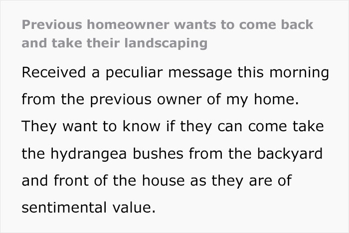 &ldquo;Bought The Property, Landscaping Included&rdquo;: Woman Shocked By Ex-Homeowner&rsquo;s Request 2 Years Later