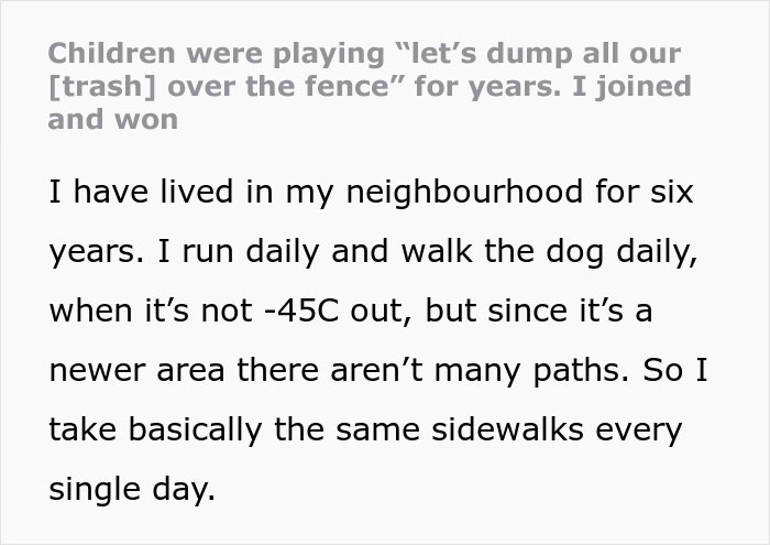 “I Won”: Woman Puts A Stop To Neighbor's Kids Trashing The Sidewalk By Beating Them At Their Game “I Won”: Woman Puts A Stop To Neighbor's Kids Trashing The Sidewalk By Beating Them At Their Game
