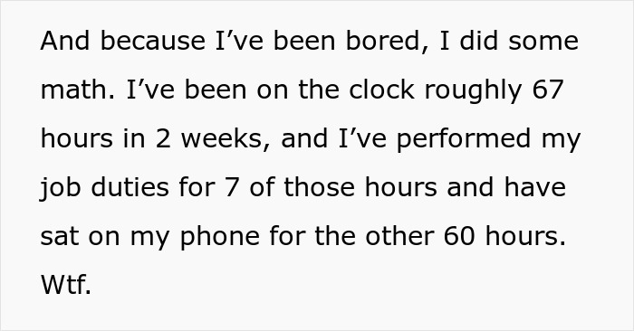 Man Vents About Having Nothing To Do For Hours At Work, The Internet Shoves Some Sense Into Him Man Vents About Having Nothing To Do For Hours At Work, The Internet Shoves Some Sense Into Him