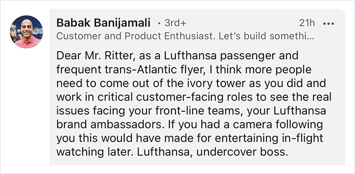 CEO Tries Working As A Flight Attendant To Gain Perspective, Shares His Insights