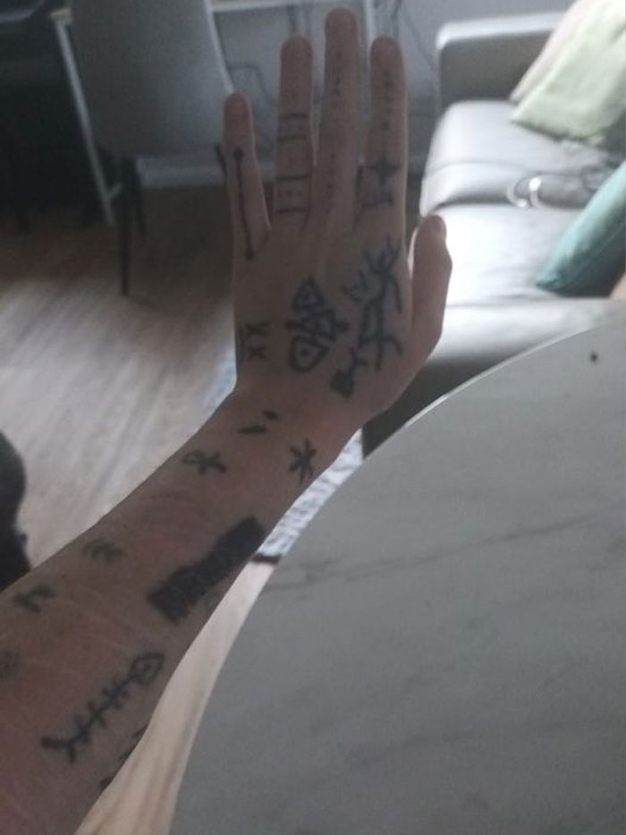 Terrible Tattoos I've Done Whilst During Mental Health Episodes