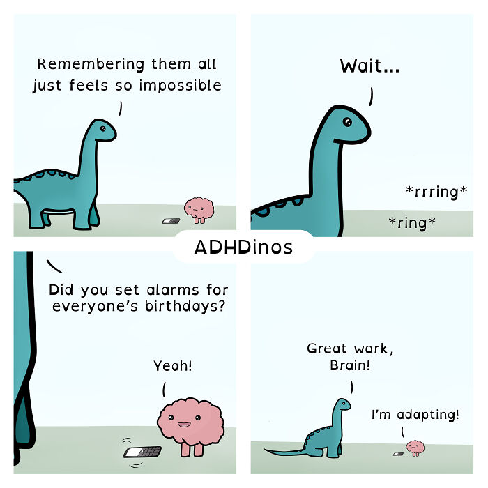 24 New Adhdinos Comics That Feel A Little Too Real