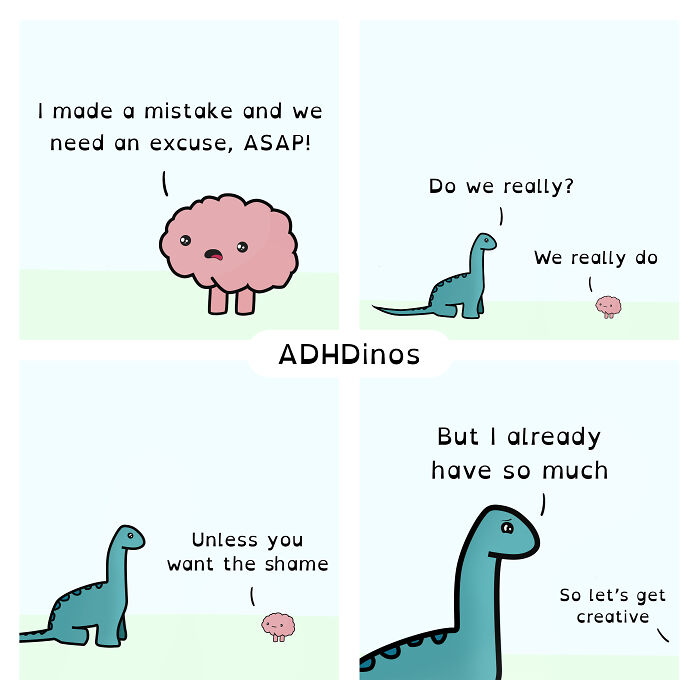 24 New Adhdinos Comics That Feel A Little Too Real