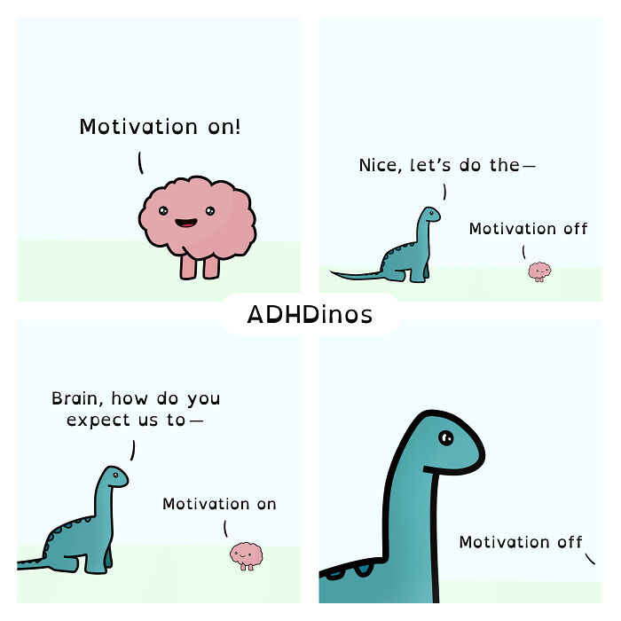 24 New Adhdinos Comics That Feel A Little Too Real
