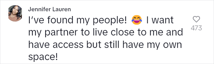 Woman Breaks Down Her Unconventional Living Arrangement With Her Partner, And People Have Thoughts