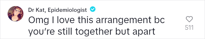 Woman Breaks Down Her Unconventional Living Arrangement With Her Partner, And People Have Thoughts