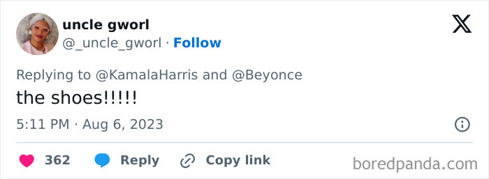 Vice President Kamala Harris Makes People React After Attending Beyoncé Show In A Gold Shirt Vice President Kamala Harris Makes People React After Attending Beyoncé Show In A Gold Shirt