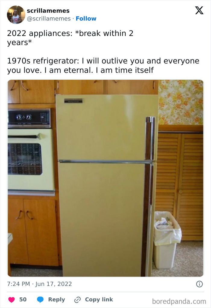 Things Used To Last For More Time