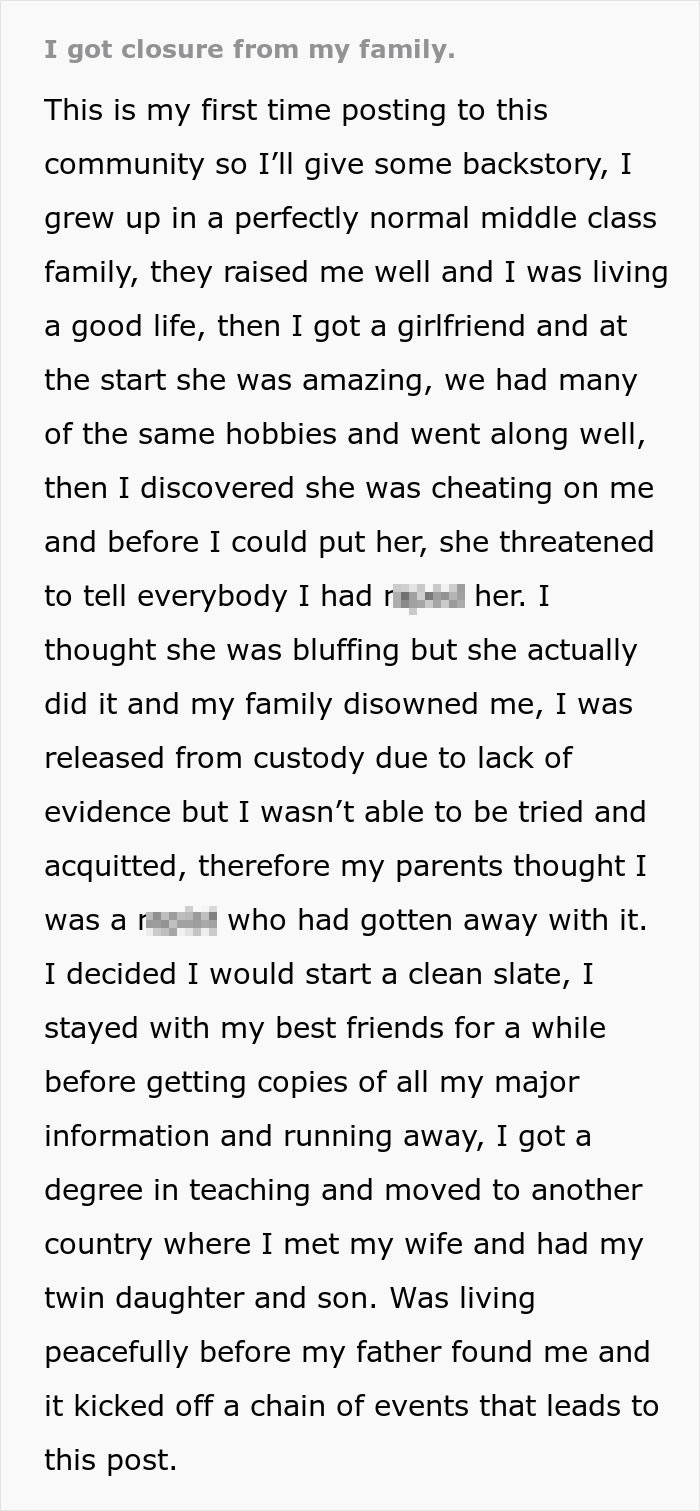 Father Disowns Son Over False Allegation, Tracks Him Down Years Later To Say Sorry Father Disowns Son Over False Allegation, Tracks Him Down Years Later To Say Sorry