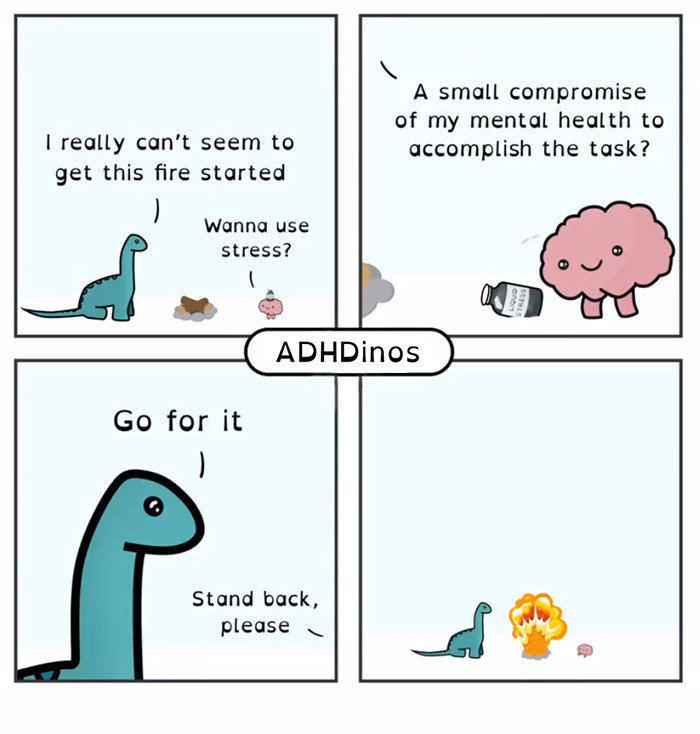 24 New Adhdinos Comics That Feel A Little Too Real