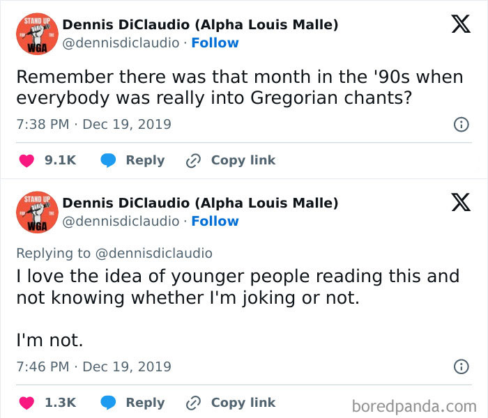 We Ate King Dongs And Listened To Gregorian Chants. What A Time To Be Alive