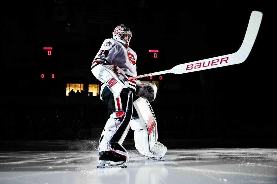 Ice Hockey - Category Winner, Bronze: "We Meet Again" By Kylie Macziewski