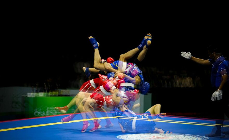 Martial Arts - Category Winner, Bronze: "Wushu Sanda" By Vincent Nursalim