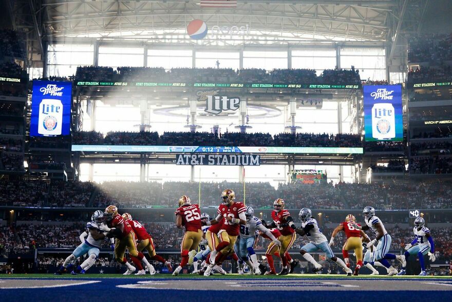 American Football - Category Winner, Silver: "Dallas Light" By Ric Tapia