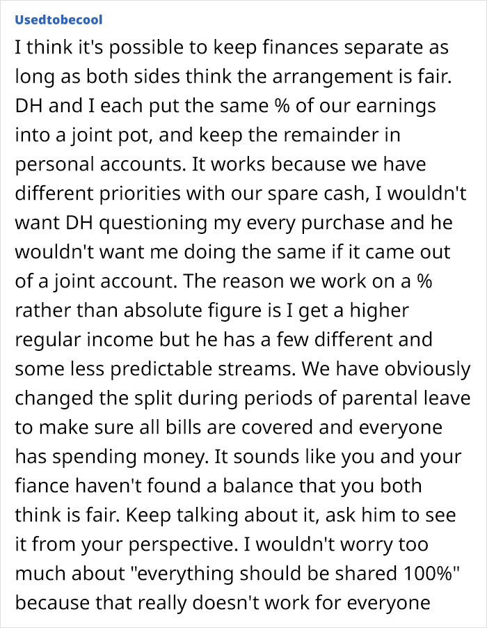 &ldquo;Completely Separate&rdquo;: Woman Is Worried About Fianc&eacute;&rsquo;s Desire To Not Share Income