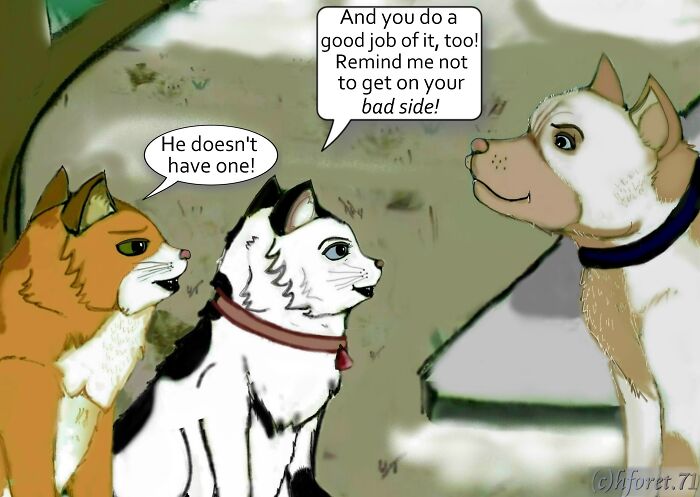 My Illustrated Comic Series Called "Dees Story..."