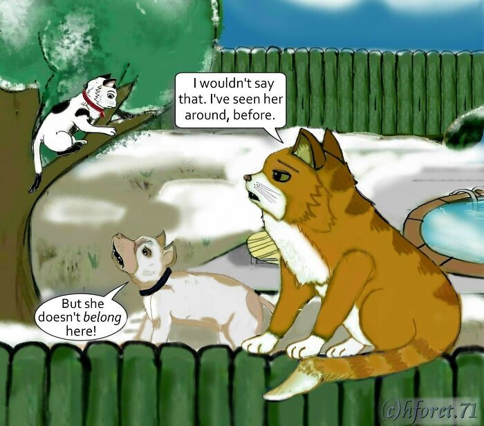 My Illustrated Comic Series Called "Dees Story..."