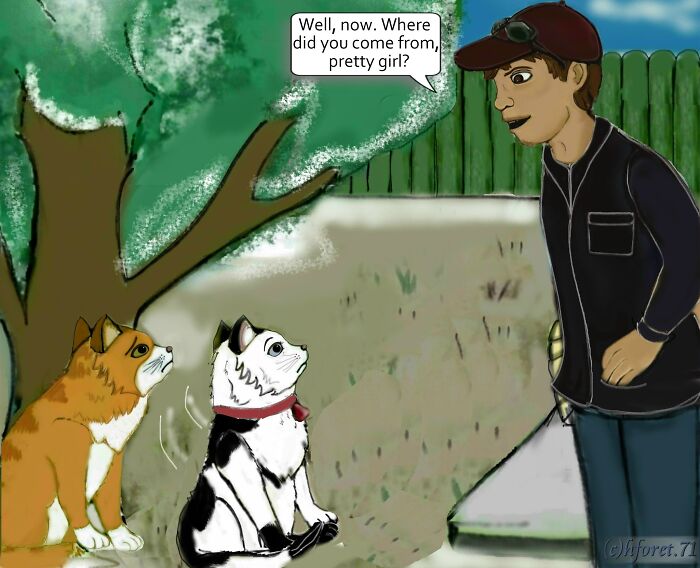 My Illustrated Comic Series Called "Dees Story..."