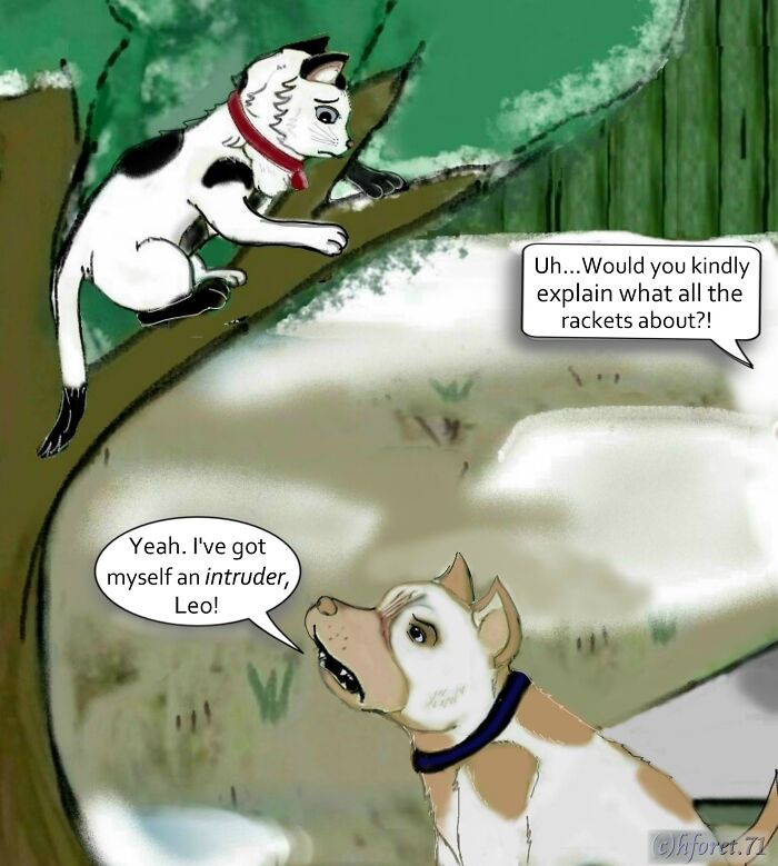 My Illustrated Comic Series Called "Dees Story..."