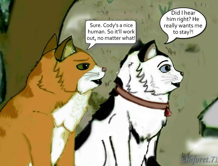 My Illustrated Comic Series Called "Dees Story..."