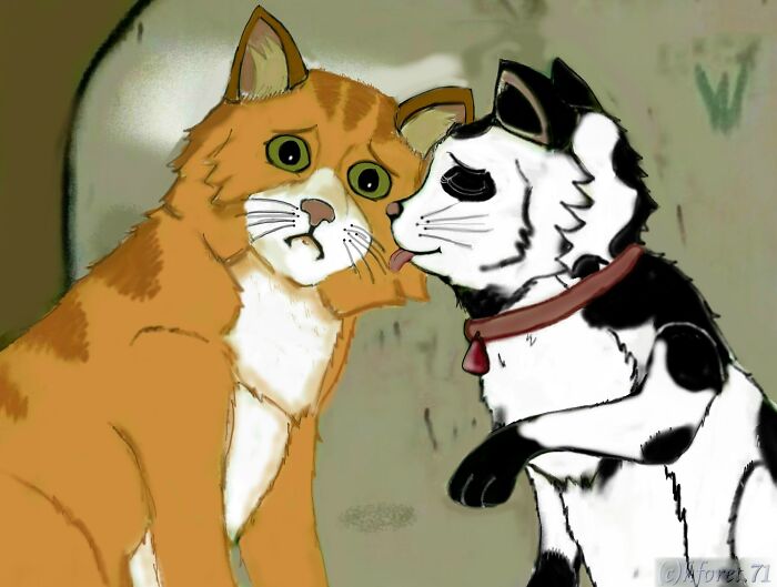 My Illustrated Comic Series Called "Dees Story..."