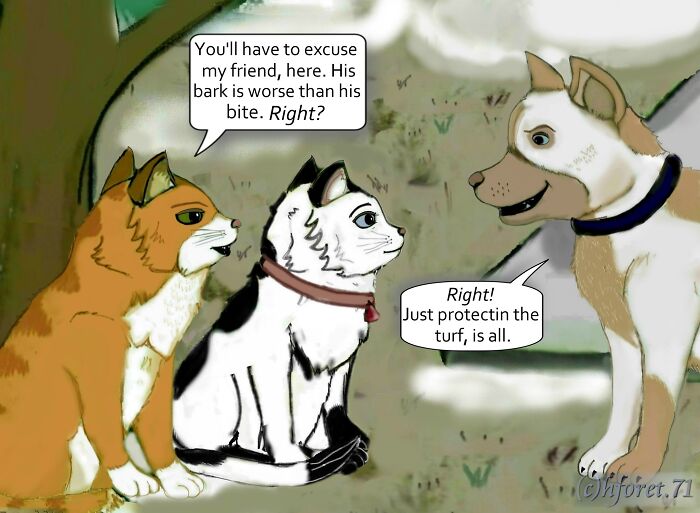 My Illustrated Comic Series Called "Dees Story..."