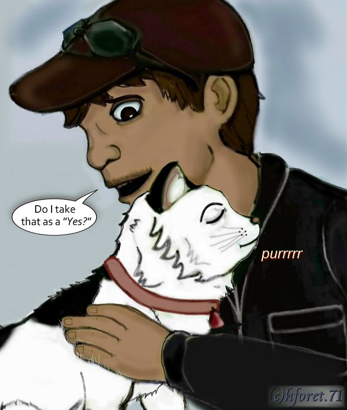 My Illustrated Comic Series Called "Dees Story..."