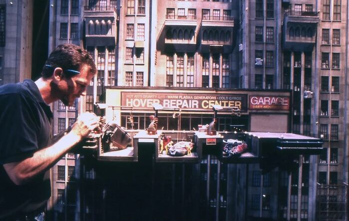 The Amazing Miniature Work Behind The New York Cityscape Of The Movie The Fifth Element