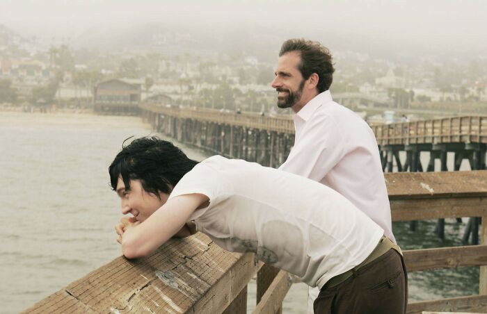 Steve Carrell And Paul Dano On The Set Of 'Little Miss Sunshine'