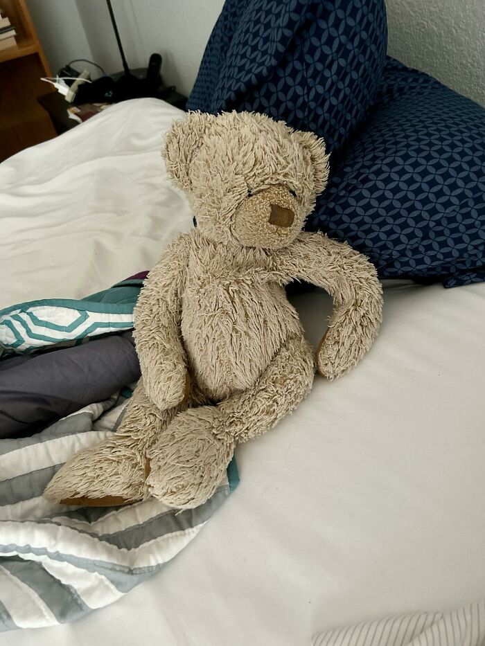 My Current Co-Sleeper Bear, Brogan (But I Have Quite A Few More!)