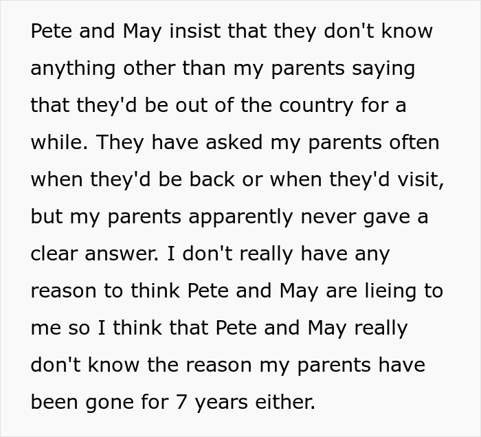 Teen Is At A Loss After Her Parents Return From A 7-Year-Long 'World Trip' And Want Her Back