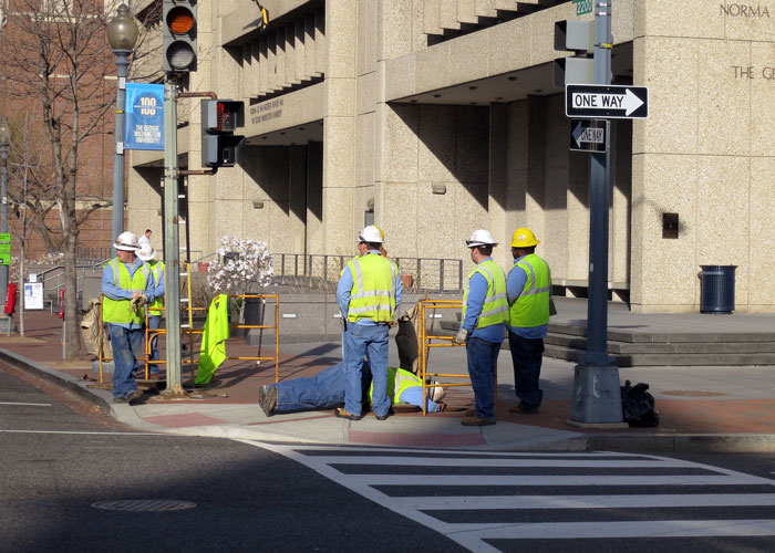 Karen Demands To Have The Crack In Her Parking Spot Filled Now, The Workers Maliciously Comply