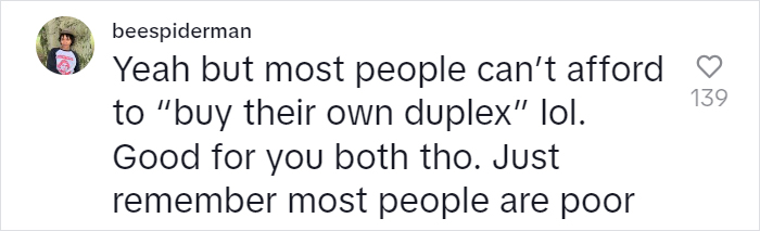 Woman Breaks Down Her Unconventional Living Arrangement With Her Partner, And People Have Thoughts